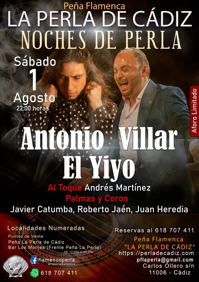  Sábado 1 de Agosto, Antonio Villar y El Yiyo